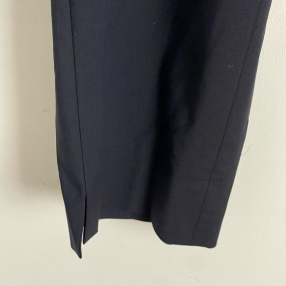 Lafayette 148 New York Stanton Pant dark navy blue size 14 ankle stretch career - Picture 7 of 15